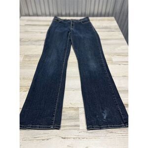 NYDJ Jeans Women's  6 Blue Classic Dark Wash 5-Pocket Design